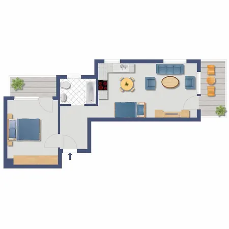 아파트 Haus Baergbach By Premium